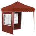 Pop-up partytent 195 x 195 x 245 cm Terracotta Oxford Stof
