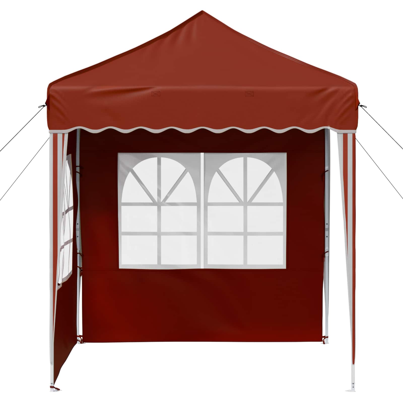 Pop-up partytent 195 x 195 x 245 cm Terracotta Oxford Stof