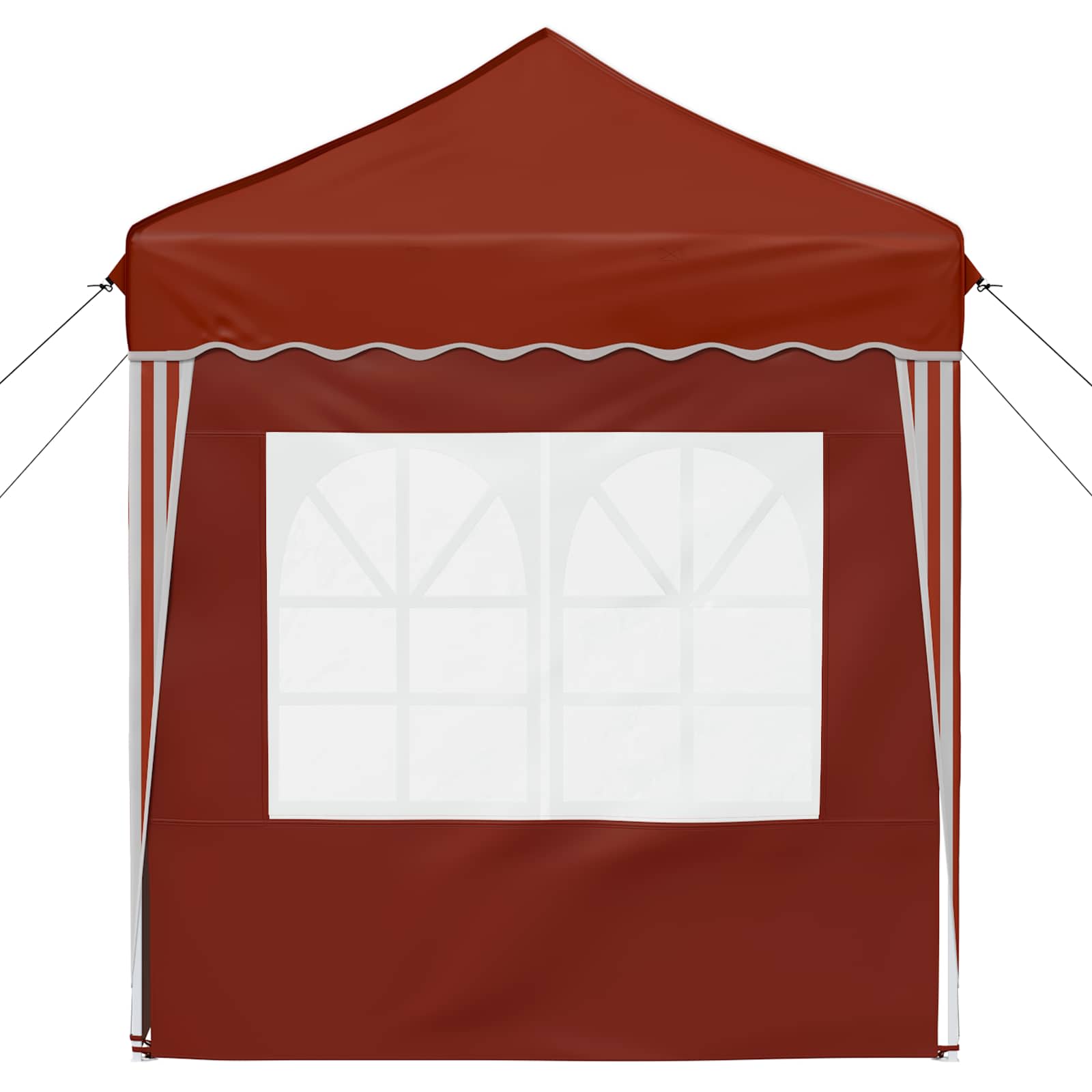 Pop-up partytent 195 x 195 x 245 cm Terracotta Oxford Stof