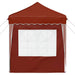 Pop-up partytent 195 x 195 x 245 cm Terracotta Oxford Stof