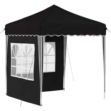 Pop-up partytent 195 x 195 x 245 cm Zwart Oxford Stof