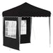 Pop-up partytent 195 x 195 x 245 cm Zwart Oxford Stof