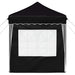 Pop-up partytent 195 x 195 x 245 cm Zwart Oxford Stof
