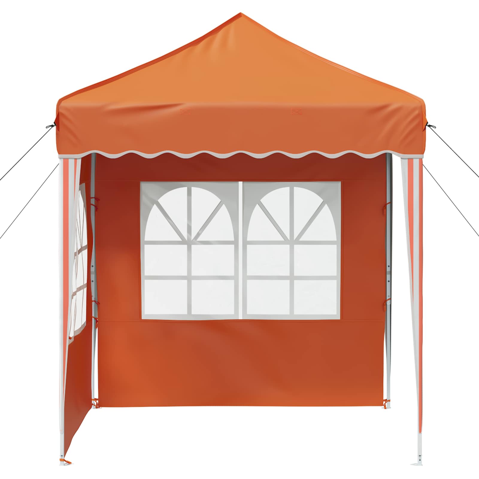 Pop-up partytent 195 x 195 x 245 cm Oranje Oxford Stof