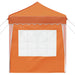 Pop-up partytent 195 x 195 x 245 cm Oranje Oxford Stof