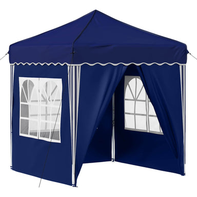 Pop-up partytent 195 x 195 x 245 cm Blauw Oxford Stof