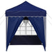 Pop-up partytent 195 x 195 x 245 cm Blauw Oxford Stof