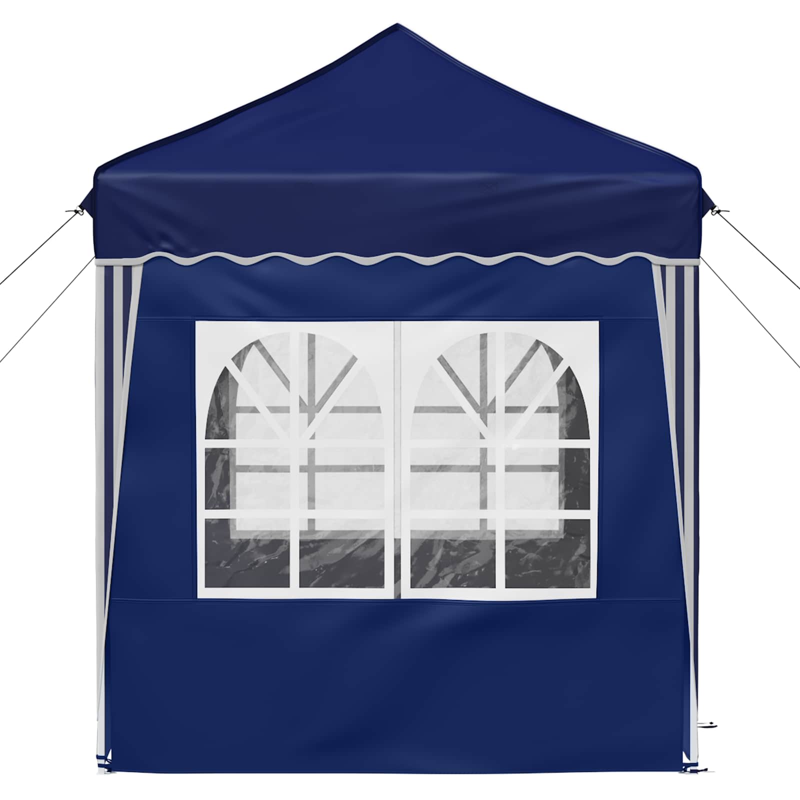 Pop-up partytent 195 x 195 x 245 cm Blauw Oxford Stof