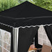 Pop-up partytent 195 x 195 x 245 cm Antracietkleurig