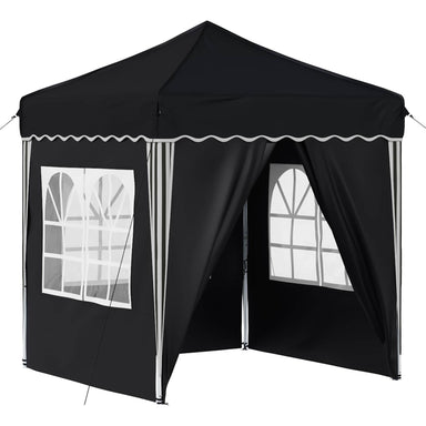 Pop-up partytent 195 x 195 x 245 cm Antracietkleurig