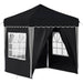 Pop-up partytent 195 x 195 x 245 cm Antracietkleurig