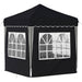 Pop-up partytent 195 x 195 x 245 cm Antracietkleurig