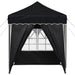 Pop-up partytent 195 x 195 x 245 cm Antracietkleurig