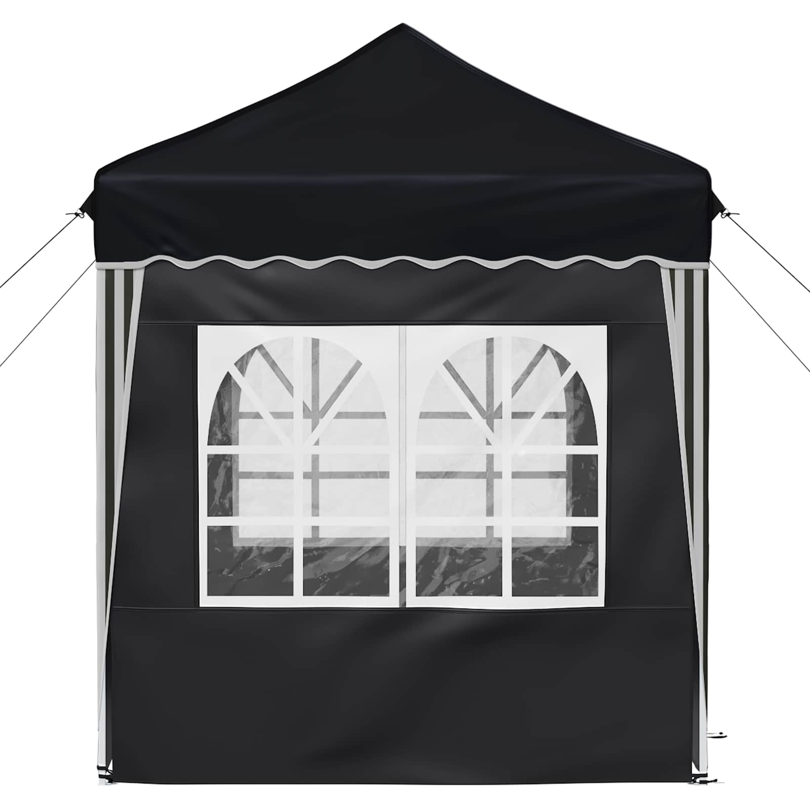 Pop-up partytent 195 x 195 x 245 cm Antracietkleurig
