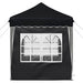 Pop-up partytent 195 x 195 x 245 cm Antracietkleurig