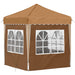 Pop-up partytent 195 x 195 x 245 cm Beige Oxford Stof