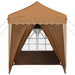Pop-up partytent 195 x 195 x 245 cm Beige Oxford Stof