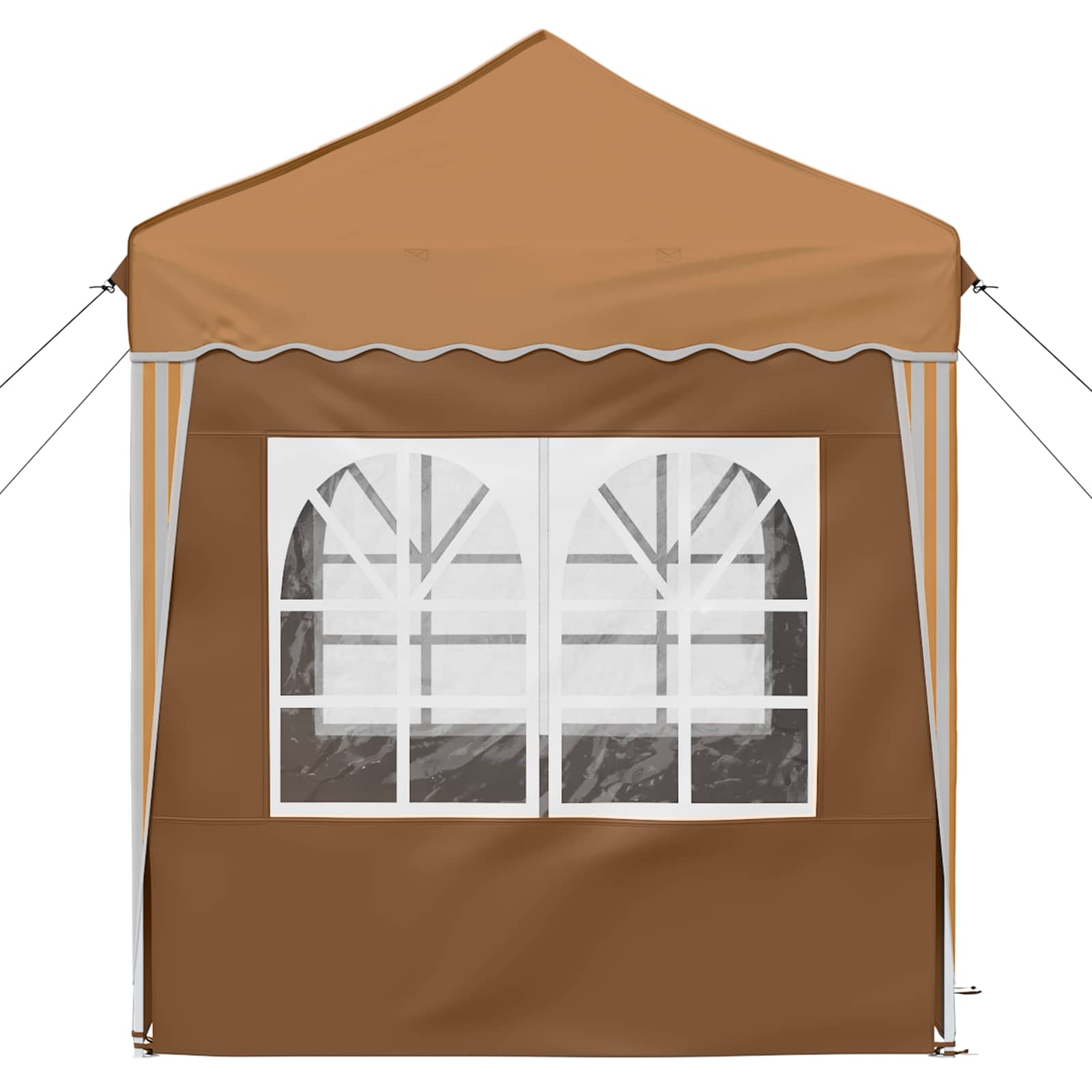 Pop-up partytent 195 x 195 x 245 cm Beige Oxford Stof