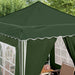 Pop-up partytent 195 x 195 x 245 cm Groen Oxford Stof