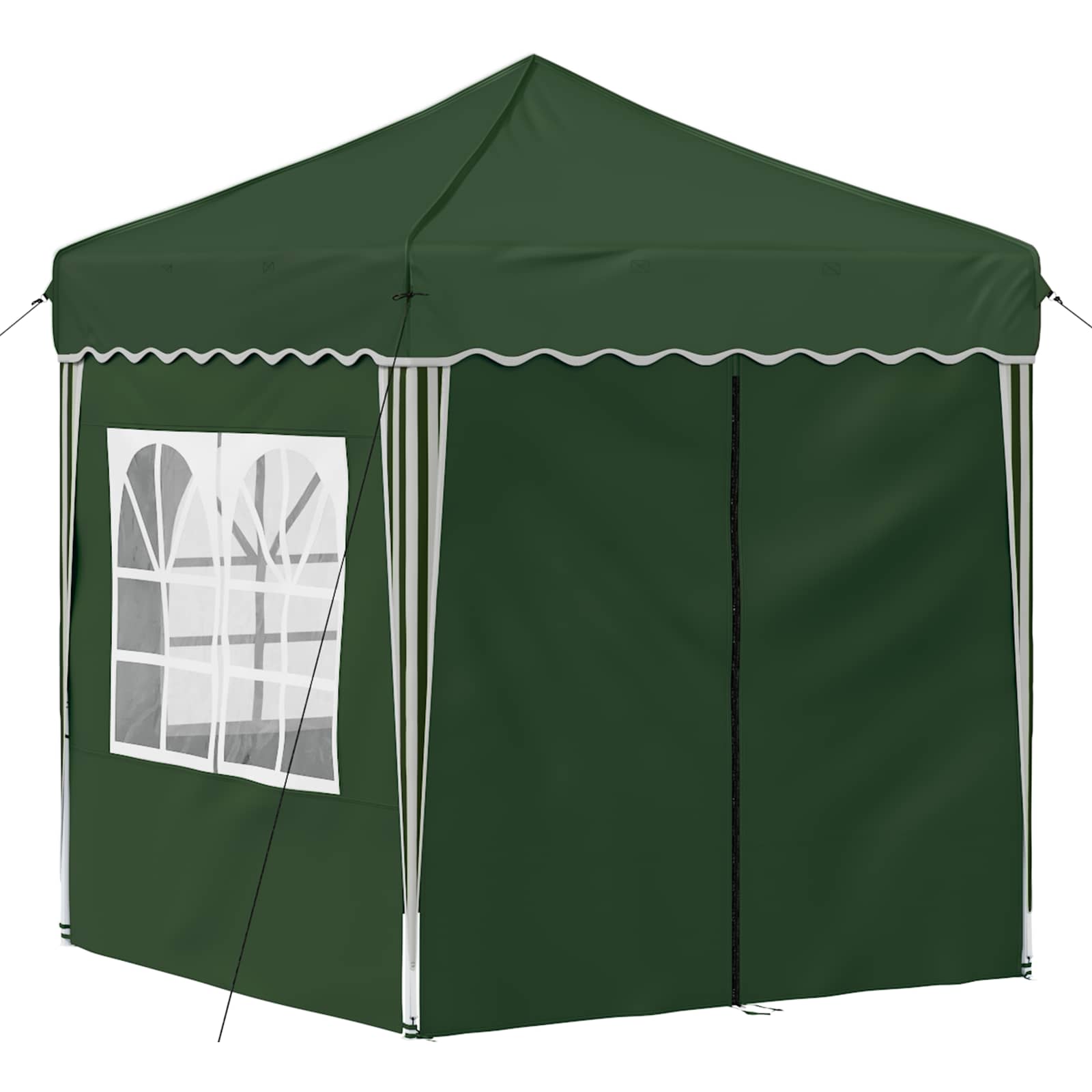 Pop-up partytent 195 x 195 x 245 cm Groen Oxford Stof