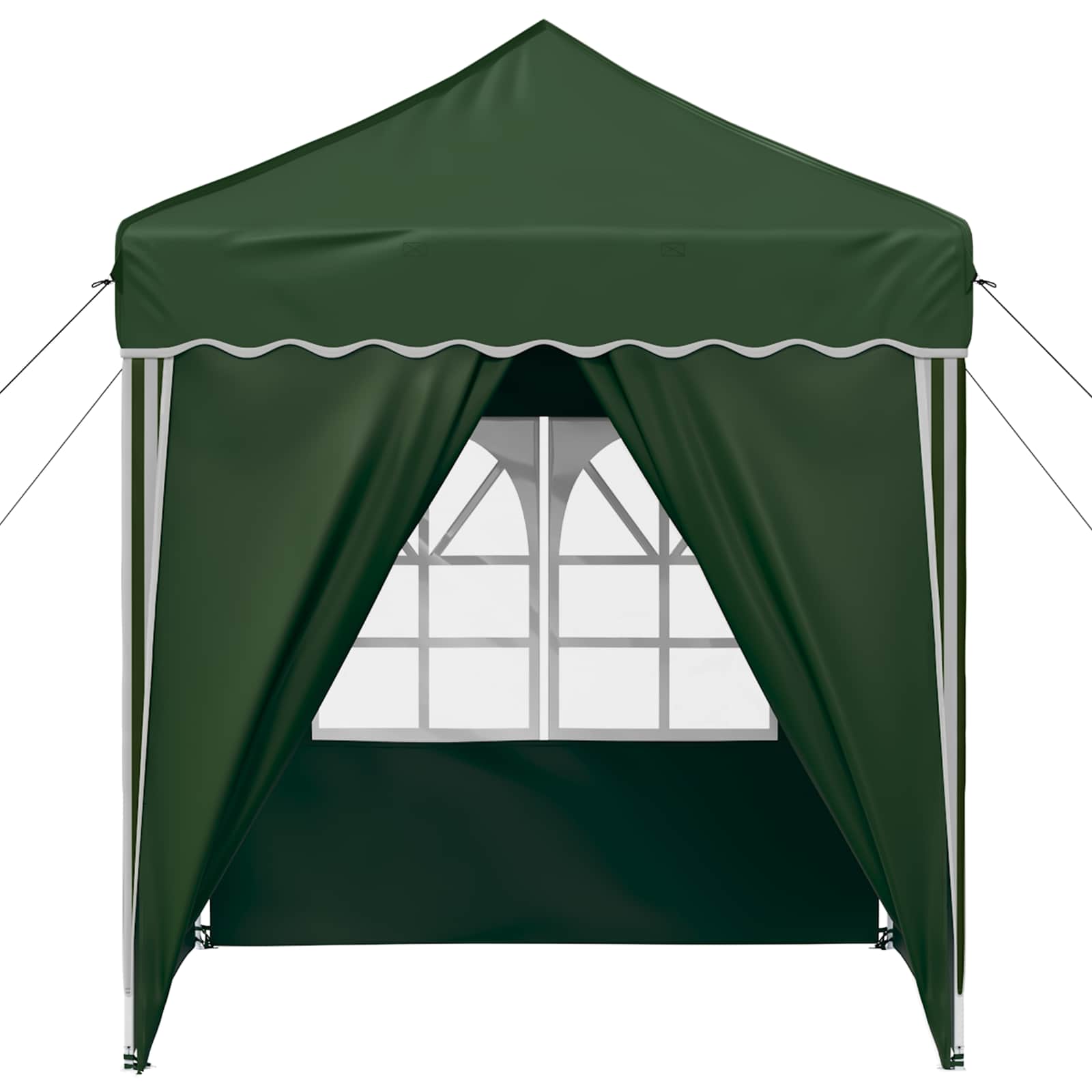Pop-up partytent 195 x 195 x 245 cm Groen Oxford Stof