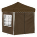 Pop-up partytent 195 x 195 x 245 cm Taupe Oxford Stof