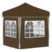 Pop-up partytent 195 x 195 x 245 cm Taupe Oxford Stof