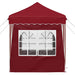 Pop-up partytent 195 x 195 x 245 cm Bordeauxrood Oxford Stof