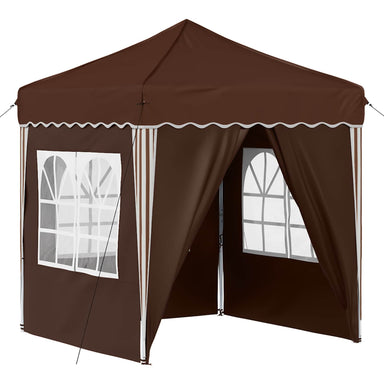 Pop-up partytent 195 x 195 x 245 cm Bruin Oxford Stof