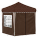 Pop-up partytent 195 x 195 x 245 cm Bruin Oxford Stof
