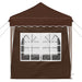Pop-up partytent 195 x 195 x 245 cm Bruin Oxford Stof