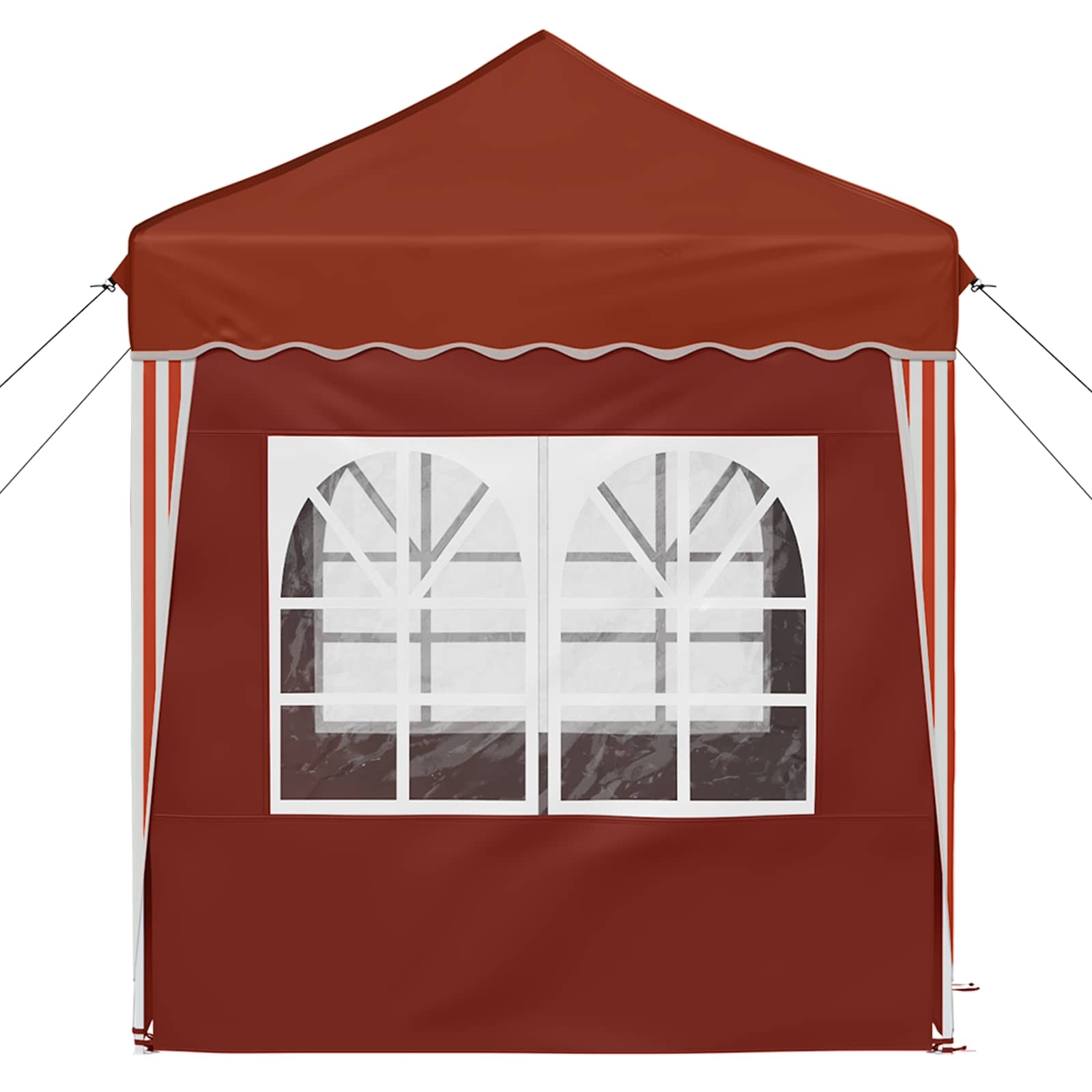 Pop-up partytent 195 x 195 x 245 cm Terracotta Oxford Stof