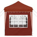 Pop-up partytent 195 x 195 x 245 cm Terracotta Oxford Stof