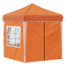 Pop-up partytent 195 x 195 x 245 cm Oranje Oxford Stof