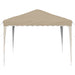 Pop-up partytent 288 x 288 x 245 cm Crèmekleurig Oxford Stof