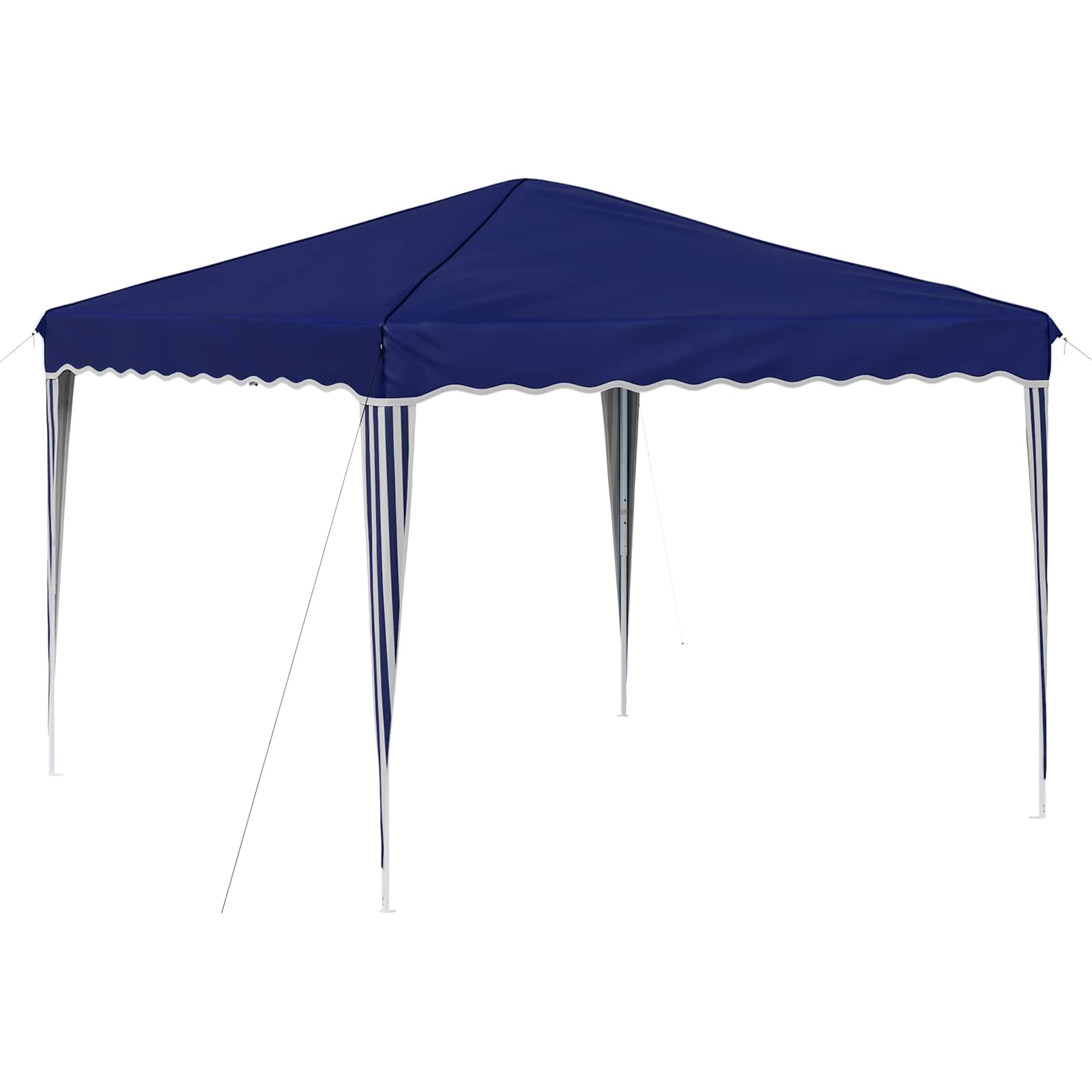 Pop-up partytent 288 x 288 x 245 cm Blauw Oxford Stof