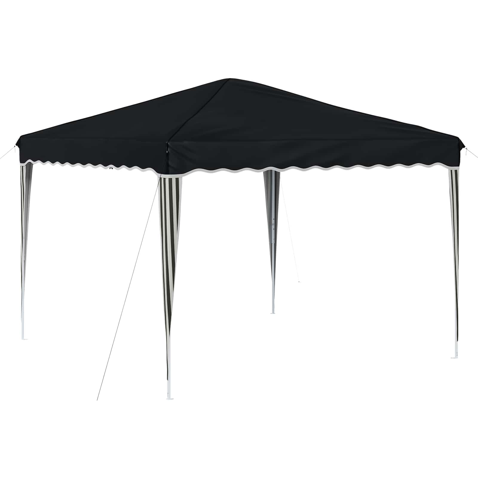 Pop-up partytent 288 x 288 x 245 cm Antracietkleurig