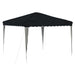 Pop-up partytent 288 x 288 x 245 cm Antracietkleurig