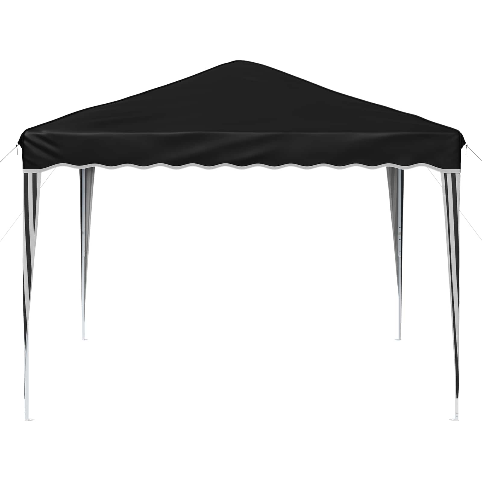 Pop-up partytent 288 x 288 x 245 cm Antracietkleurig