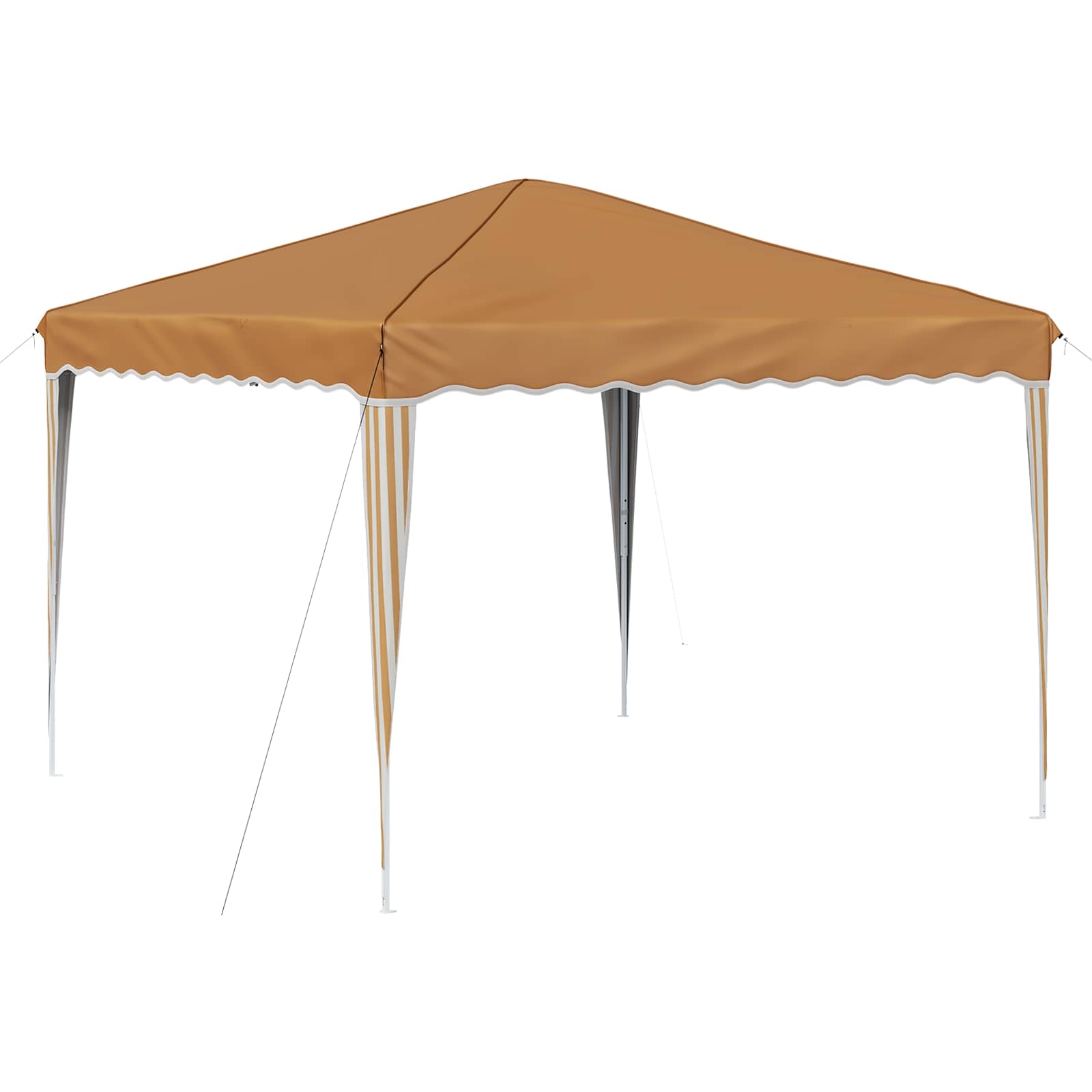 Pop-up partytent 288 x 288 x 245 cm Beige Oxford Stof