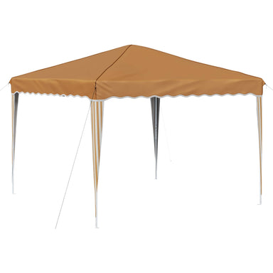 Pop-up partytent 288 x 288 x 245 cm Beige Oxford Stof