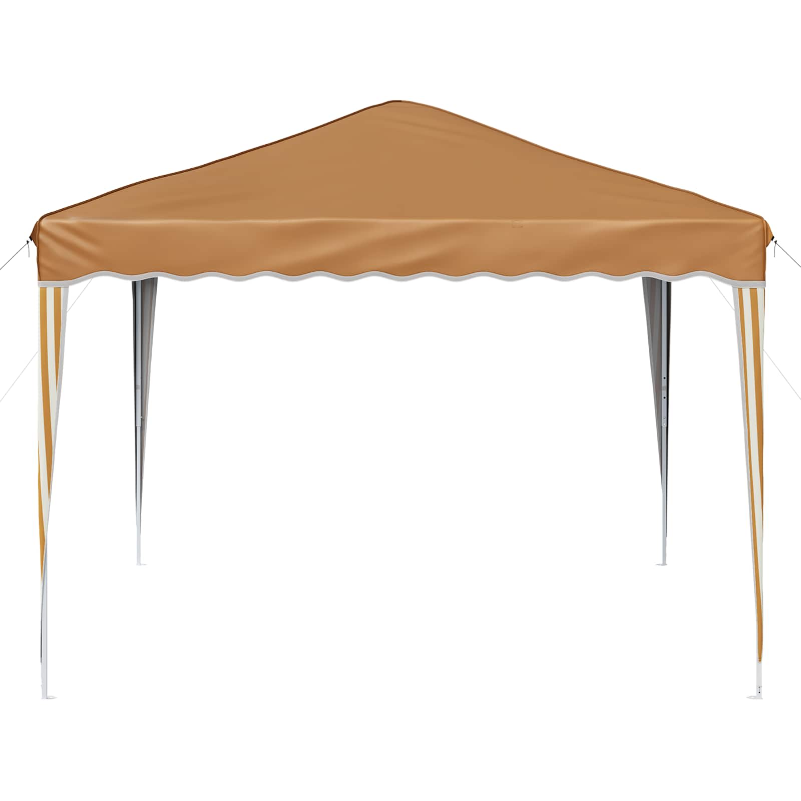 Pop-up partytent 288 x 288 x 245 cm Beige Oxford Stof