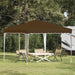 Pop-up partytent 288 x 288 x 245 cm Taupe Oxford Stof