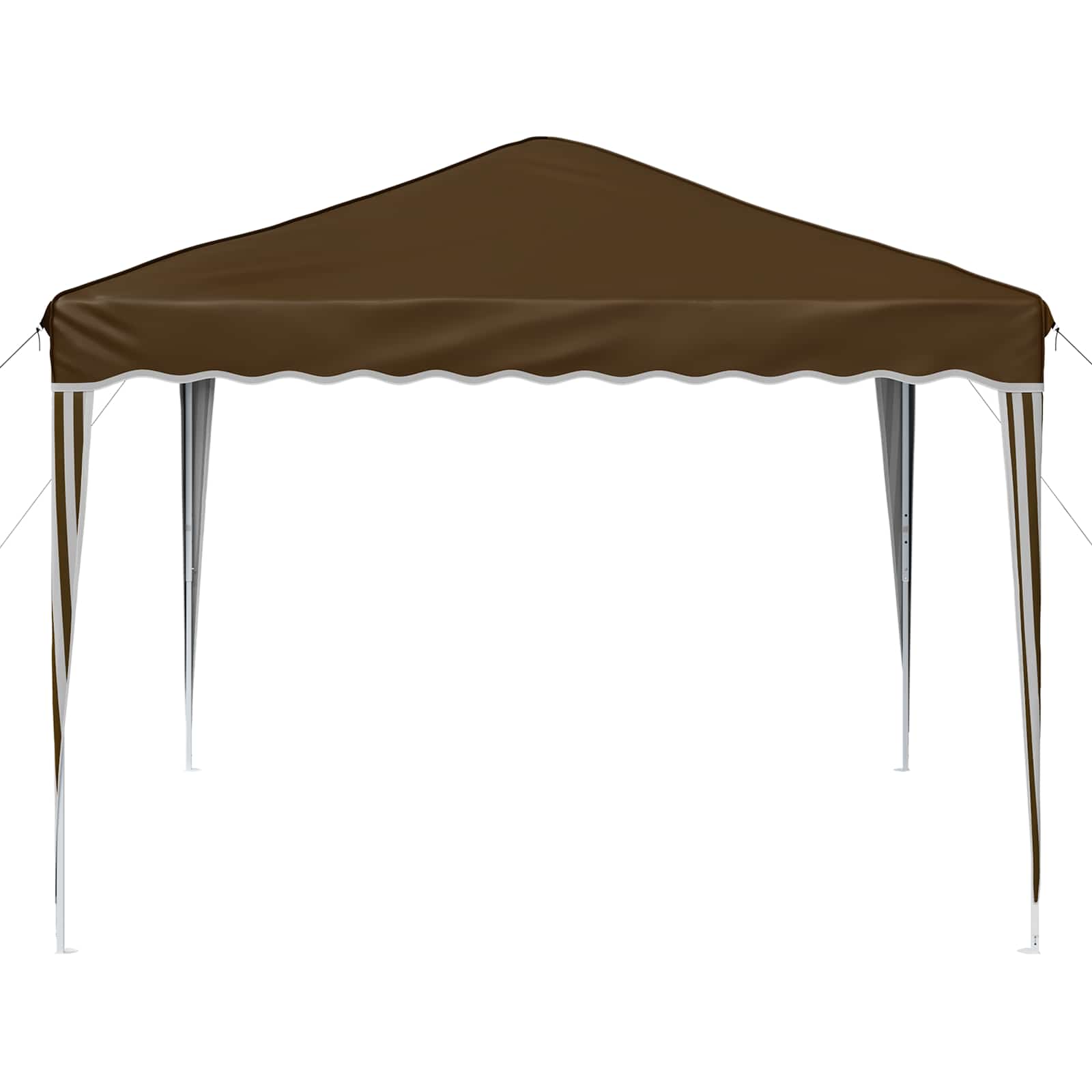Pop-up partytent 288 x 288 x 245 cm Taupe Oxford Stof