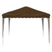 Pop-up partytent 288 x 288 x 245 cm Taupe Oxford Stof