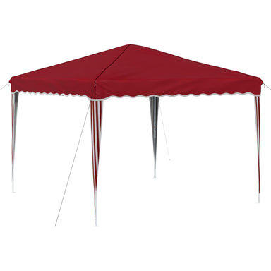 Pop-up partytent 288 x 288 x 245 cm Bordeauxrood Oxford Stof