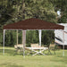 Pop-up partytent 288 x 288 x 245 cm Bruin Oxford Stof