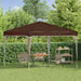 Pop-up partytent 288 x 288 x 245 cm Bruin Oxford Stof