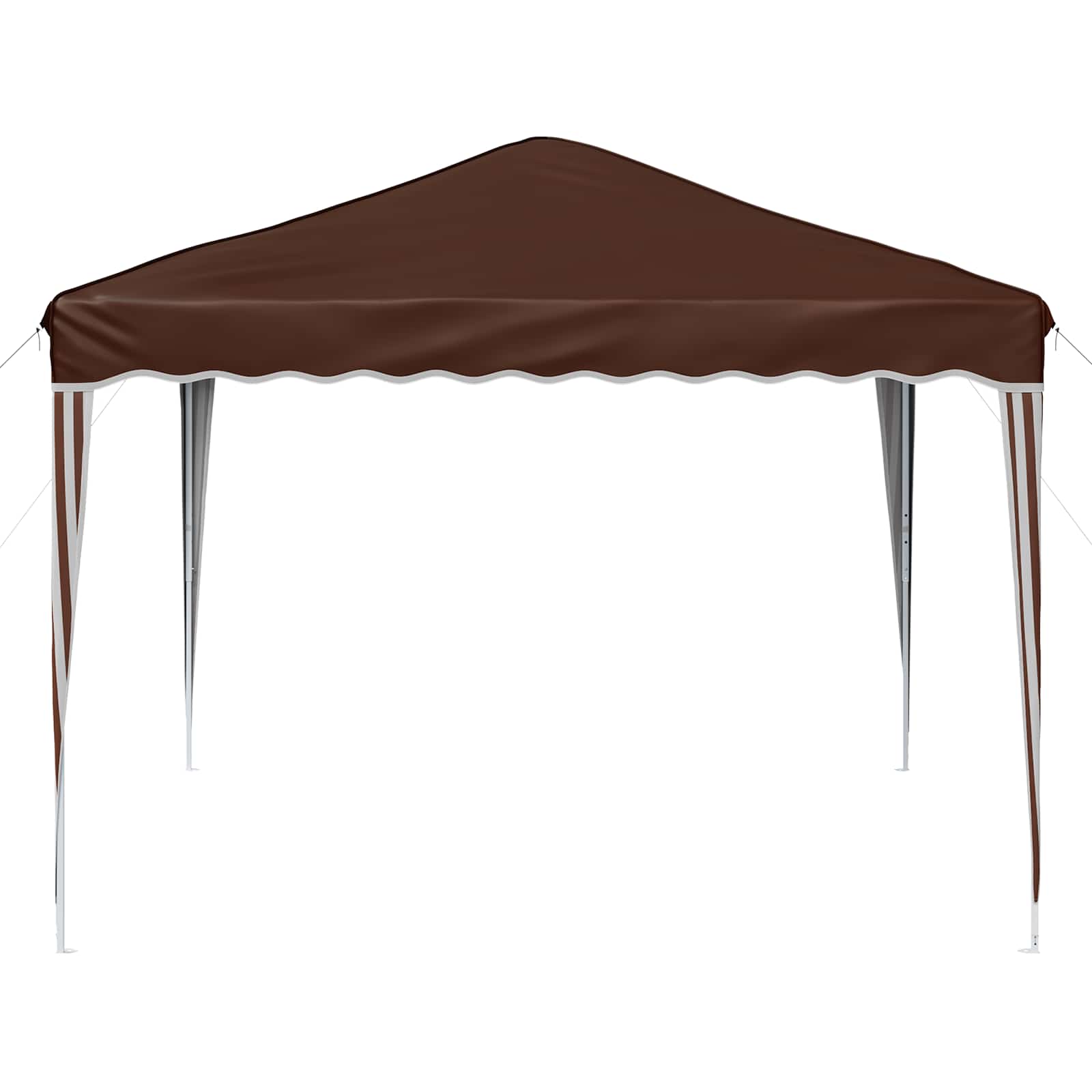 Pop-up partytent 288 x 288 x 245 cm Bruin Oxford Stof