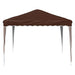 Pop-up partytent 288 x 288 x 245 cm Bruin Oxford Stof